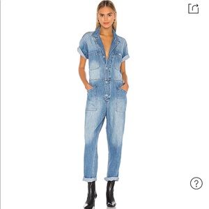 Pistola Grover Button-front Denim Boilersuit /Overall NWT